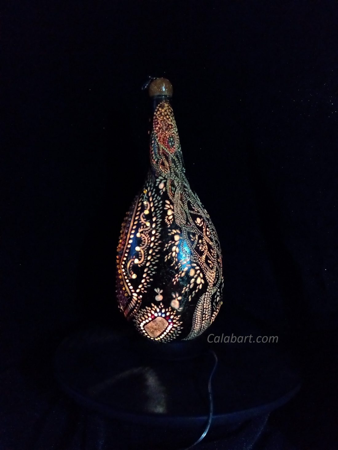 The Designer lamp De Grass from a pumpkin “Arab Night"